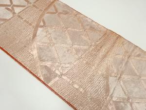 アンティーク　竹垣模様織出し袋帯（材料）